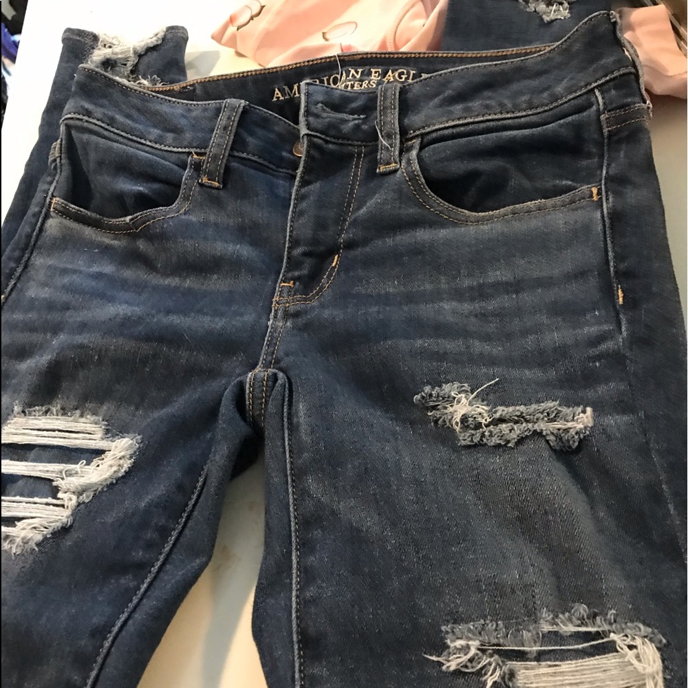 American Eagle skinny ripped jeans brand new